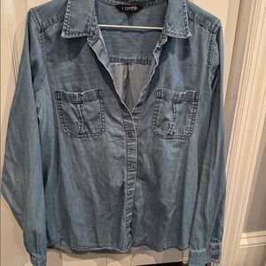 Express Classic Blue Denim Shirt